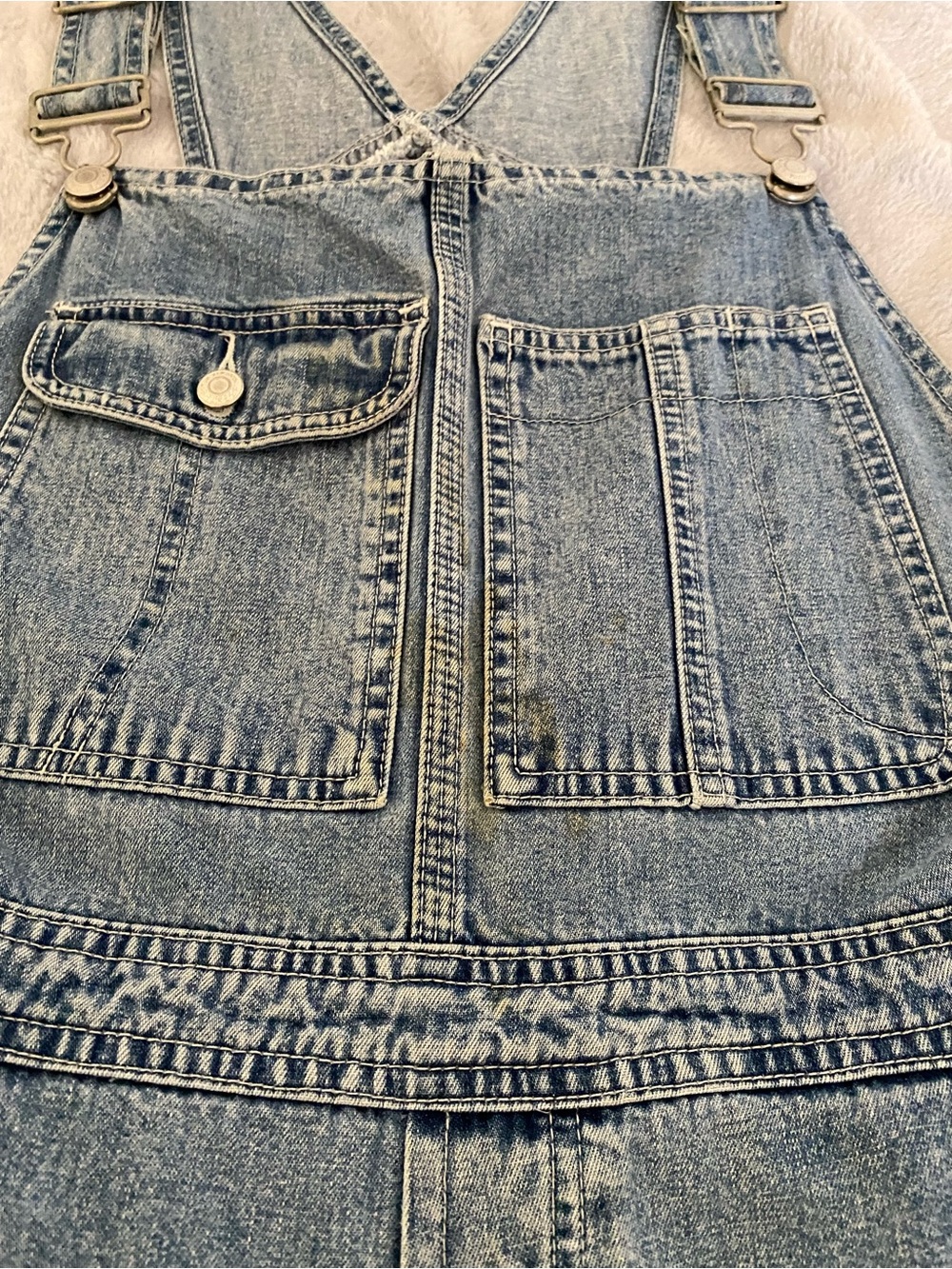Vintage GAP Light Blue Denim Women's Overalls - Picture 6 of 12